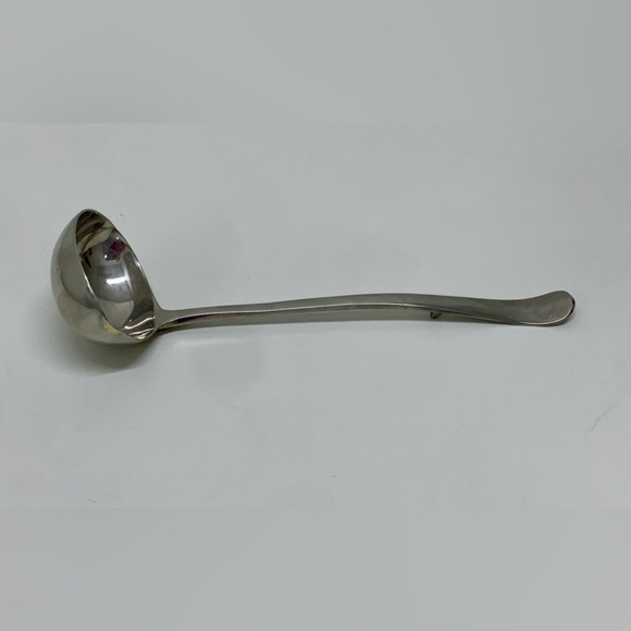 Vintage Raimond Large Raised Rattail Hook Stand Silver Plated Punch Soup Ladle - Picture 14 of 16